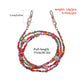 Jewelry ladies color rice bead glasses chain personality temperament trend pearl mask accessories