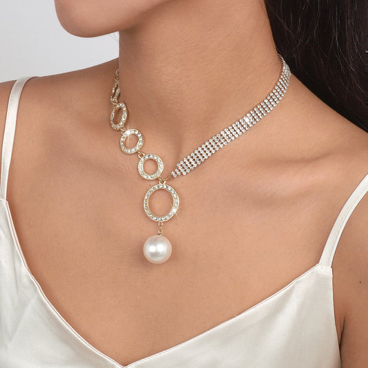 Fashion pearl clavicle chain choker color rice beads bohemian necklace female jewelry