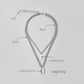 Retro Personality Variety of Chain Necklace Simple Temperament Lock Sweater Chain Necklace