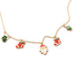 Jewelry Christmas Series Snowman Sock Pendant Necklace Ladies Simple Fashion Short Money Jewelry