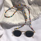 Jewelry Fashion Simple Mixed Color Rice Bead Glasses Chain Multifunctional Mirror Accessories Hanging Neck Mask Rope