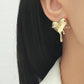 Exaggerated personality piercing love earrings ins indifferent niche design dripping blood peach heart earrings sweet cool trend