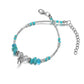 Jewelry Turquoise Yoga Bracelet Beach Pendant Starfish Pearl Vintage Anklet