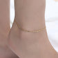 Simple Beach Ladies Anklet Anklet Metal Chain Trend Fashion Female Foot Bare Chain