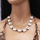 Ornament Sea Shell Hand Woven Stretchable Necklace Hawaiian Beach Shell Choker