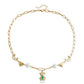 Jewelry hip-hop simple and exquisite clavicle chain love crescent bear necklace female ins fashion necklace