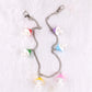 Fashion personality wild mushroom head pants chain ins temperament simple acrylic pants chain