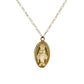 Gold Plated Our Lady Pendant Necklace Religious Accessories Jewelry Accessories