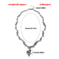 Jewelry ins creative thorns iron thorn flame clavicle chain necklace hip-hop sweater necklace