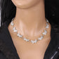 Diamond Butterfly Necklace Female Pendant Clavicle Chain Ins Light Luxury Niche Design Sense
