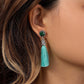 Ethnic engraved small tassel crystal versatile temperament fashion earrings earrings