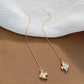 Ins small goldfish ear wire women's French light luxury niche design long tassel ear wire net red temperament earrings