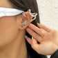 Jewelry Versatile Dark Futuristic Elf Earrings Retro Creative Irregular Outline Ear Clips