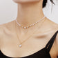 Jewelry Ladies Sweet Love Imitation Pearl Clavicle Chain Versatile Fashion Simple Personality Necklace