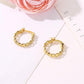 Earrings Frosty Simple Hollow Geometric Earrings Short Irregular Chain Earrings Women