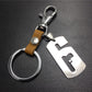 Rainbow 6 Lucky Car Keychain Stainless Steel Titanium Steel Pendant