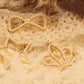 Full pearl bow hair clip five-pointed star crown love side clip hair jewelry frog clip