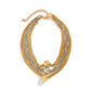 Jewelry exaggerated metal ball pendant necklace personality multi-layer box chain retro necklace female