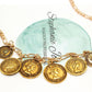 Popular Jewelry Trend Fashion Simple Portrait Engraving Coin Chain Necklace
