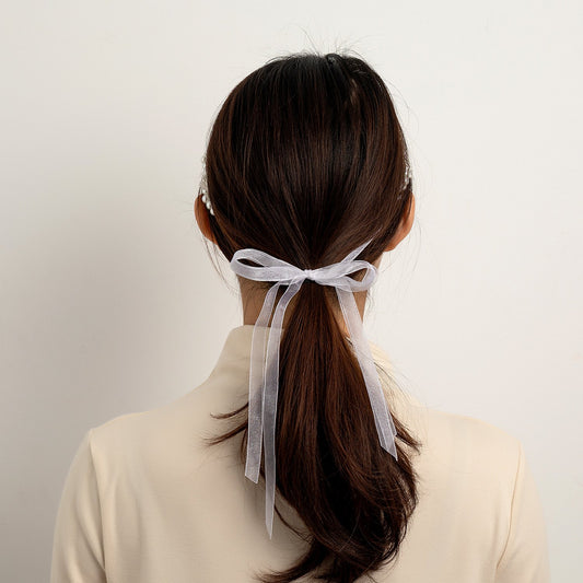 Jewelry Net Red Pearl Headband Fairy Mori Simple Hair Band Simple Cute Versatile Ribbon