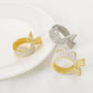 Ins net red cat ear inlaid diamond hairpin back head high ponytail pearl catch clip fixed artifact clip headdress