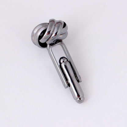 Men's Elegant Cufflinks Twist French Shirt Sleeve Nail Pattern Cufflinks Jewelry