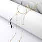 Metal glasses chain net red metal sausage chain mask hanging chain anti-lost non-slip glasses chain