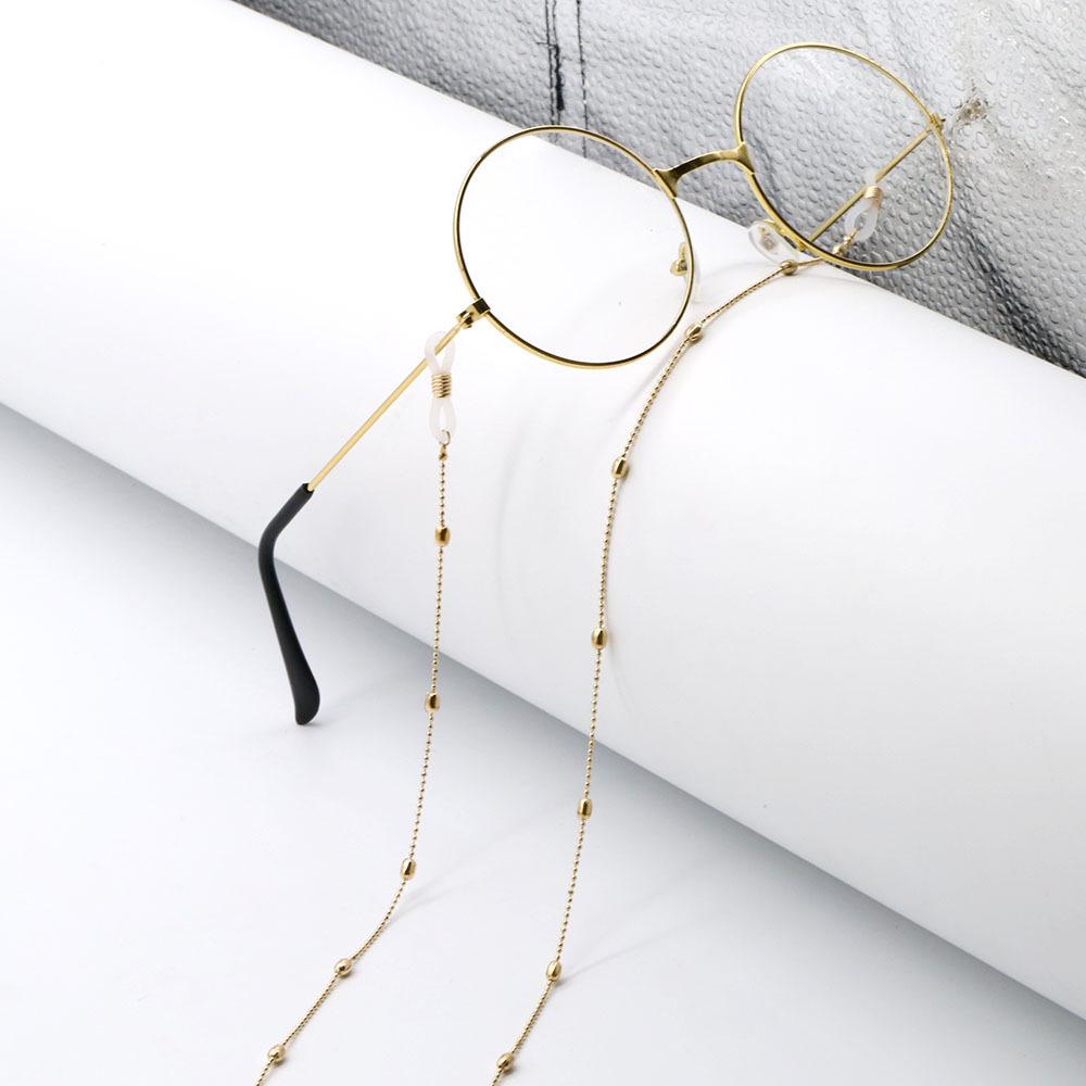 Metal glasses chain net red metal sausage chain mask hanging chain anti-lost non-slip glasses chain