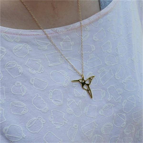 Pop Small Jewelry Explosive Style Hollow Woodpecker Necklace For Women