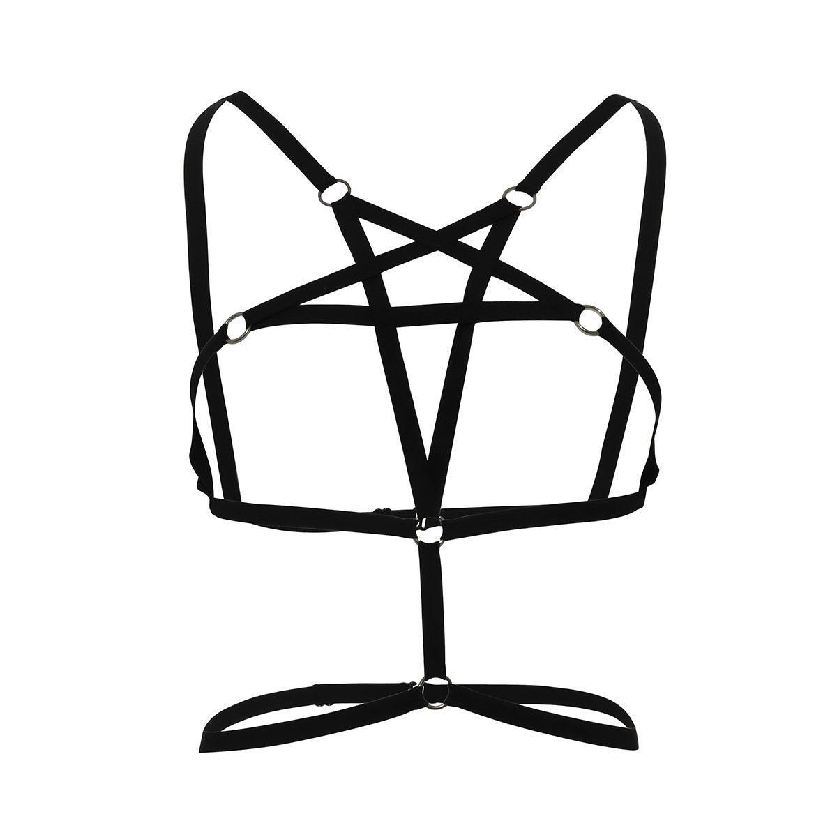 Jewelry sexy bikini elastic belt clothing female personality five-pointed star strap body chain