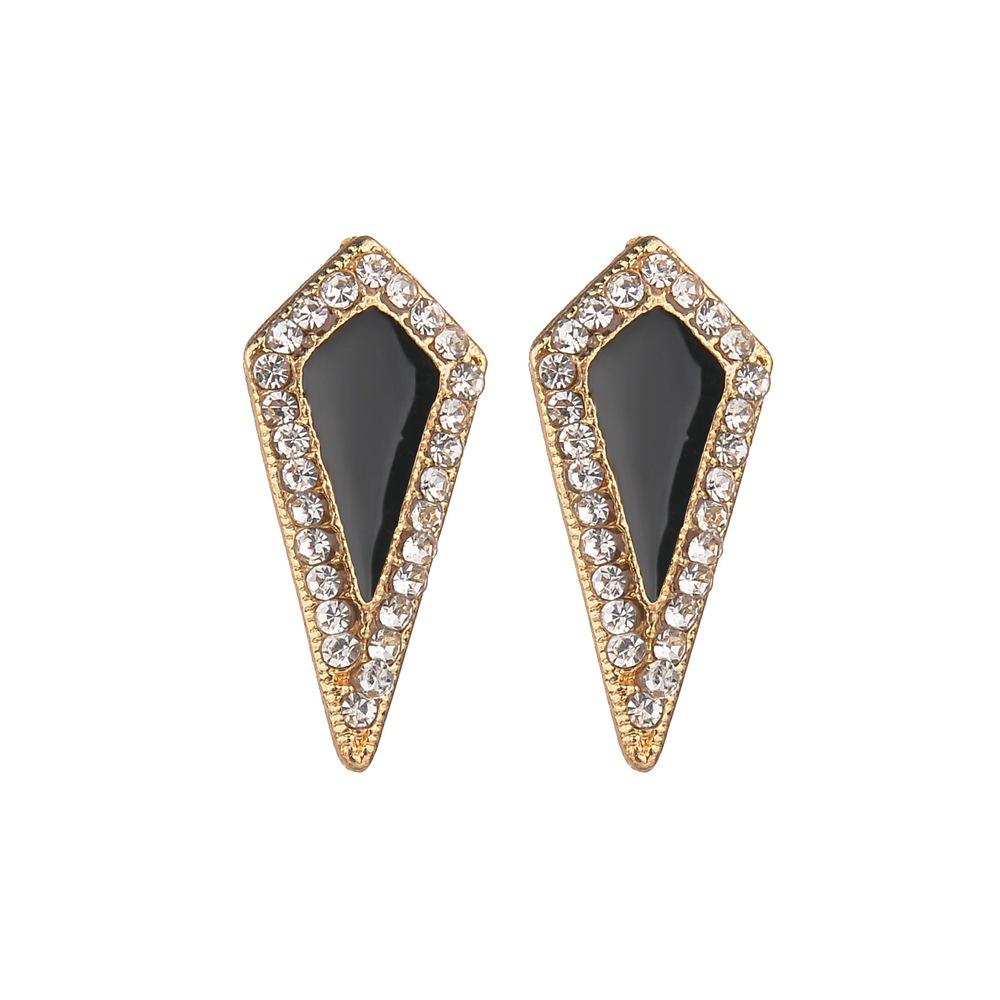 earrings popular diamond rhombus stud earrings for women