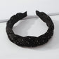 F3911 Simple hair accessories, fashion, personality, creative twist braids, diamond-studded fabric headbands for women