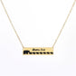Popular jewelry simple fashion mama bear pendant necklace mamabear mother's day gift