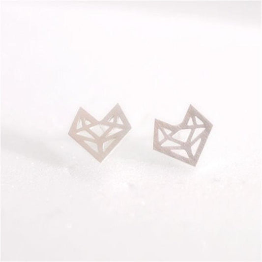 Popular Jewelry Cute Animal Hollow Hollow Fox Earrings Personality Fashion Ladies Paper Fox Earrings
