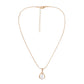 Classic Design Ladies Fashion Simple Pearl Water Drop Short Snake Bone Necklace Necklace Jewelry