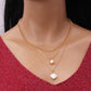 Sweater Chain Fashion Trend Chain Clavicle Chain Simple Pearl Pendant Three Layer Necklace