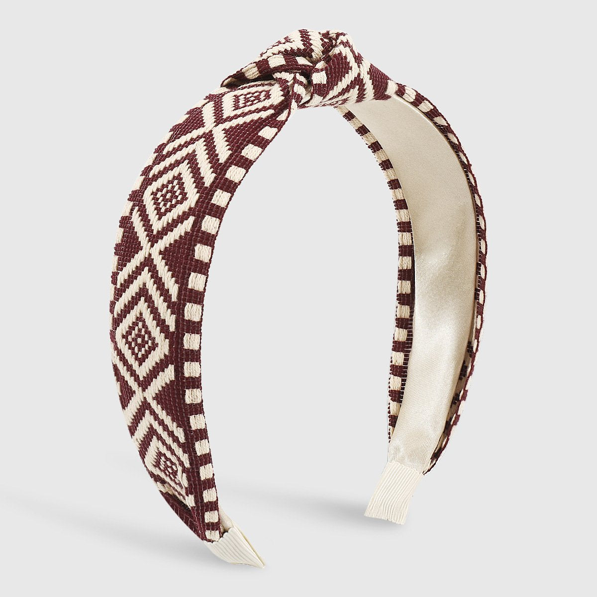 F4933 Jewelry Fabric Simple Knotted Rhombus Layered Headband Ethnic Small Fresh Headband