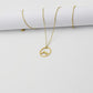 Hollow Mountain Necklace Round Mountain Charm Titanium Steel