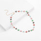 Young Girls Simple Color Eyes Love Rhombus Necklace Bracelet Anklet