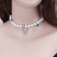 Jewelry Network Red Temperament Shaped Pearl Cross with Diamond Necklace Fashion Trend Design Necklace
