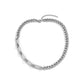 Hip-hop street titanium steel chain splicing necklace trendy brand cold personality all-match collarbone necklace for men and women
