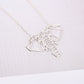 Hollow Elephant Head Necklace Female Lucky Elephant Pendant Necklace