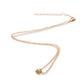 Fashion geometric small round cake exquisite necklace temperament simple all-match necklace