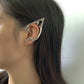 Jewelry sweet cool dark wild elf earrings retro creative Halloween outline ear clip female