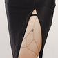 Jewelry Bohemian Black Butterfly Geometric Chain Thigh Accessories Female Elastic Rope Leg Chain
