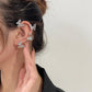 Mori Super Fairy Diamond Butterfly Ear Hanging Earbone Clip Fashion Temperament Niche Design No Pierced Ear Clip Versatile Earrings