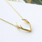 Popular Jewelry Girls Necklace Small Animal Elk Pendant Antlers Clavicle Chain Jewelry