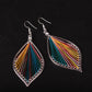 Fashion Exaggerated Earrings Handmade Silk Thread Oval Earrings Famous Jewelry