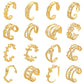 Fashion Simple Versatile Stainless Steel Ring Irregular Open Ring Ladies Ring Jewelry