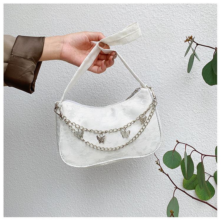 Simple Fashion Love Niche Luggage Pendant Jewelry Trend Butterfly Shoulder Bag Accessories Bag Chain